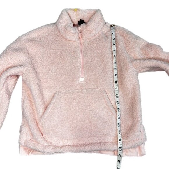 All In Motion Girl's Sherpa 1/4 Zip Jacket Pink Size L (10/12) New With Tags! - Picture 4 of 6
